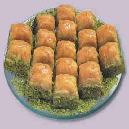 1 Kg Taze Şerbetli Fıstıklı Baklava pasta