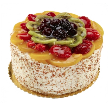 4 ile 6 kişilik karışık mevsim meyveli yaş pasta pasta