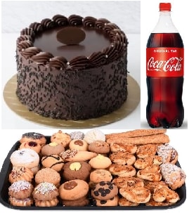 Aniden Gelen Misafir Paketi Pasta Kuru Pasta ve 1 Lt Kola pasta