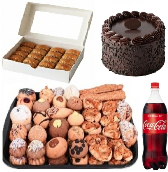 Taze Lezzet Garantili 6-9 Kişilik Menü pasta