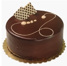 Yıldönümü İçin 2-3 Kişilik Yuvarlak Çikolatalı Pasta pasta