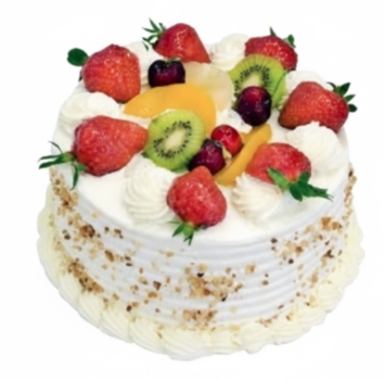 Zengin İçerikli Gurme 6-9 Kişilik Hafif Meyveli Pasta pasta